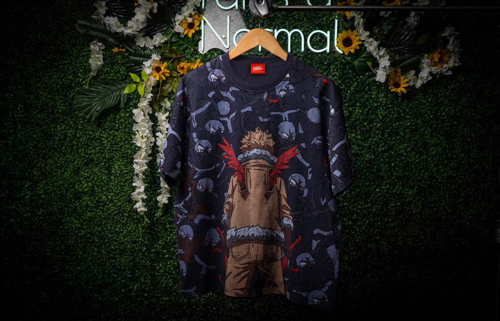 FIERCE WING OVERSIZE PRINT SHIRT