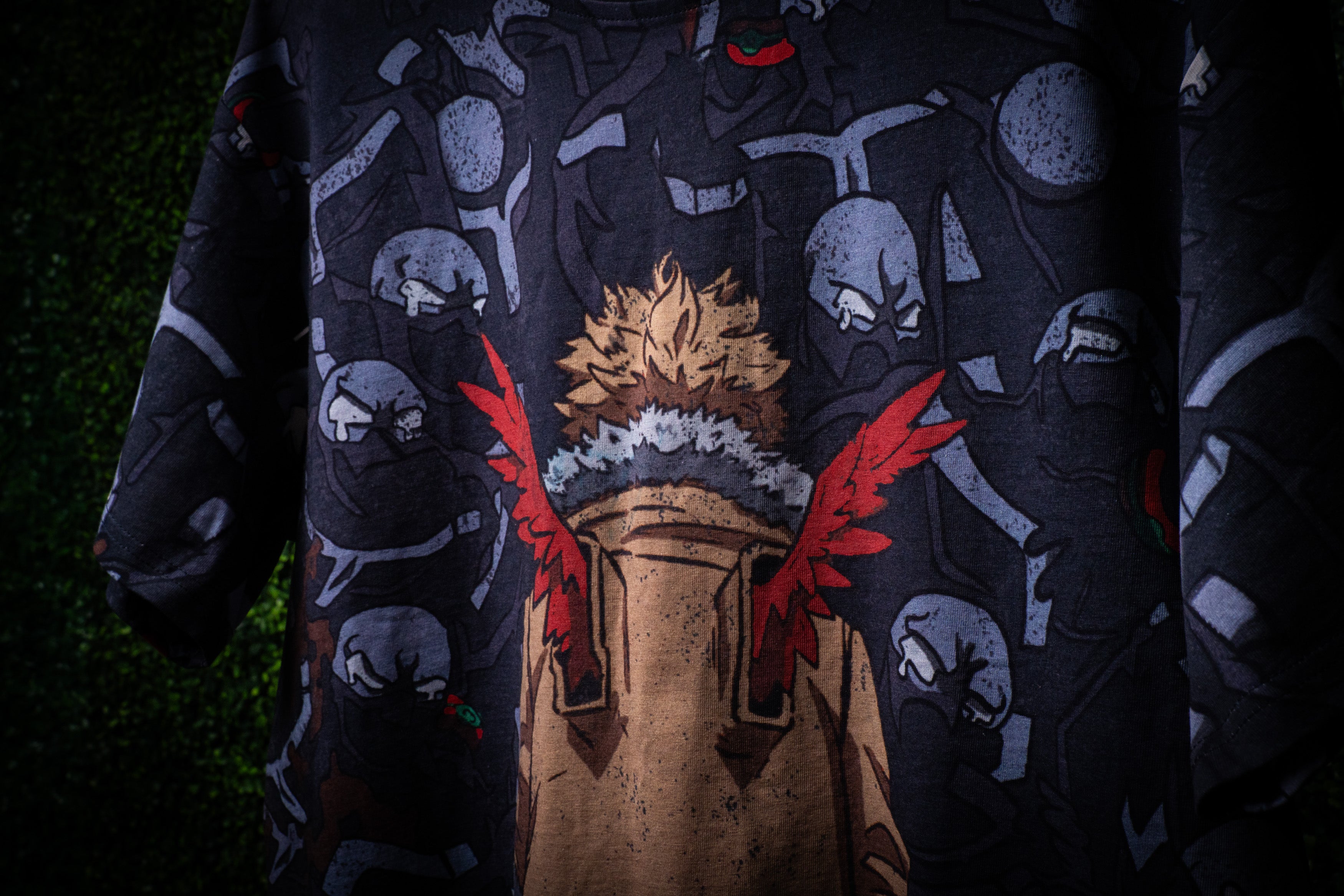 FIERCE WING OVERSIZE PRINT SHIRT