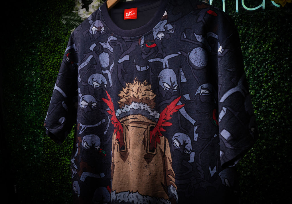 FIERCE WING OVERSIZE PRINT SHIRT