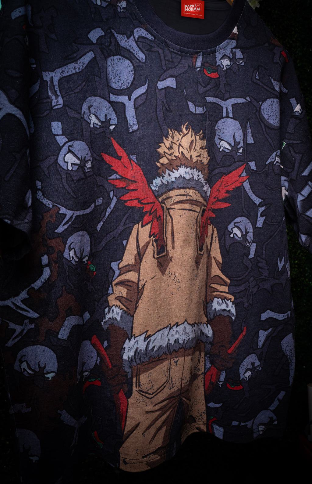 FIERCE WING OVERSIZE PRINT SHIRT