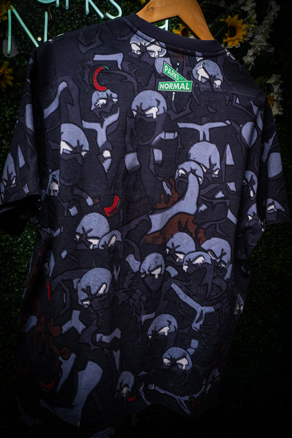 FIERCE WING OVERSIZE PRINT SHIRT