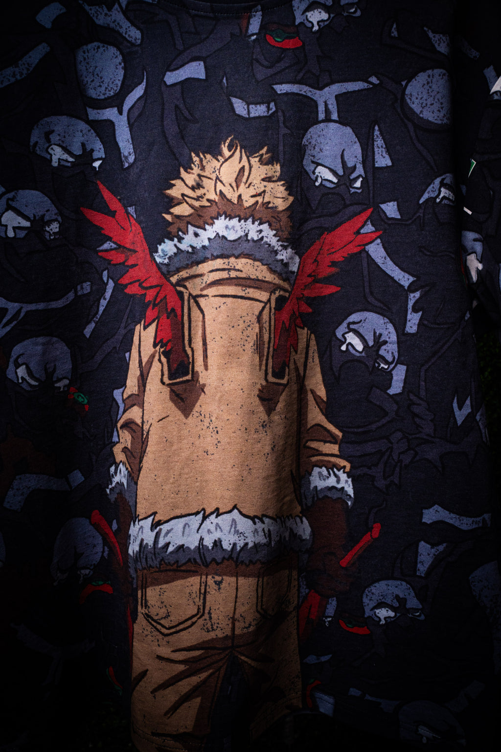 FIERCE WING OVERSIZE PRINT SHIRT