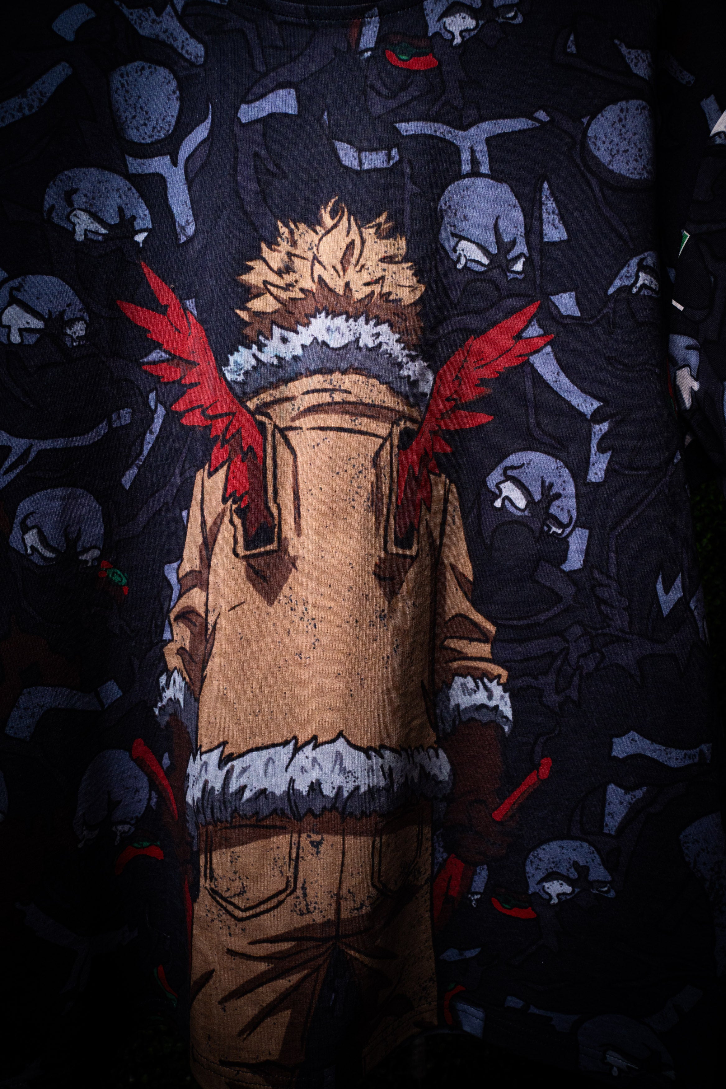 FIERCE WING OVERSIZE PRINT SHIRT