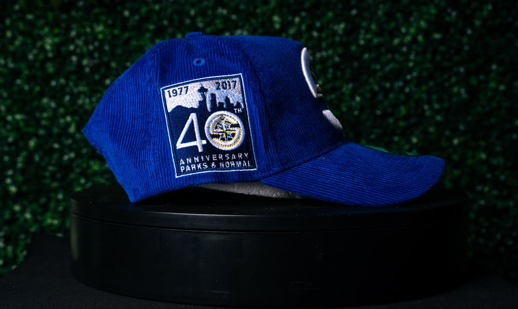SEATTLE BLUE & YELLOW CORDUROY SNAPBACK CAP