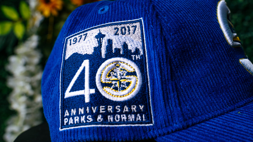 SEATTLE BLUE & YELLOW CORDUROY SNAPBACK CAP