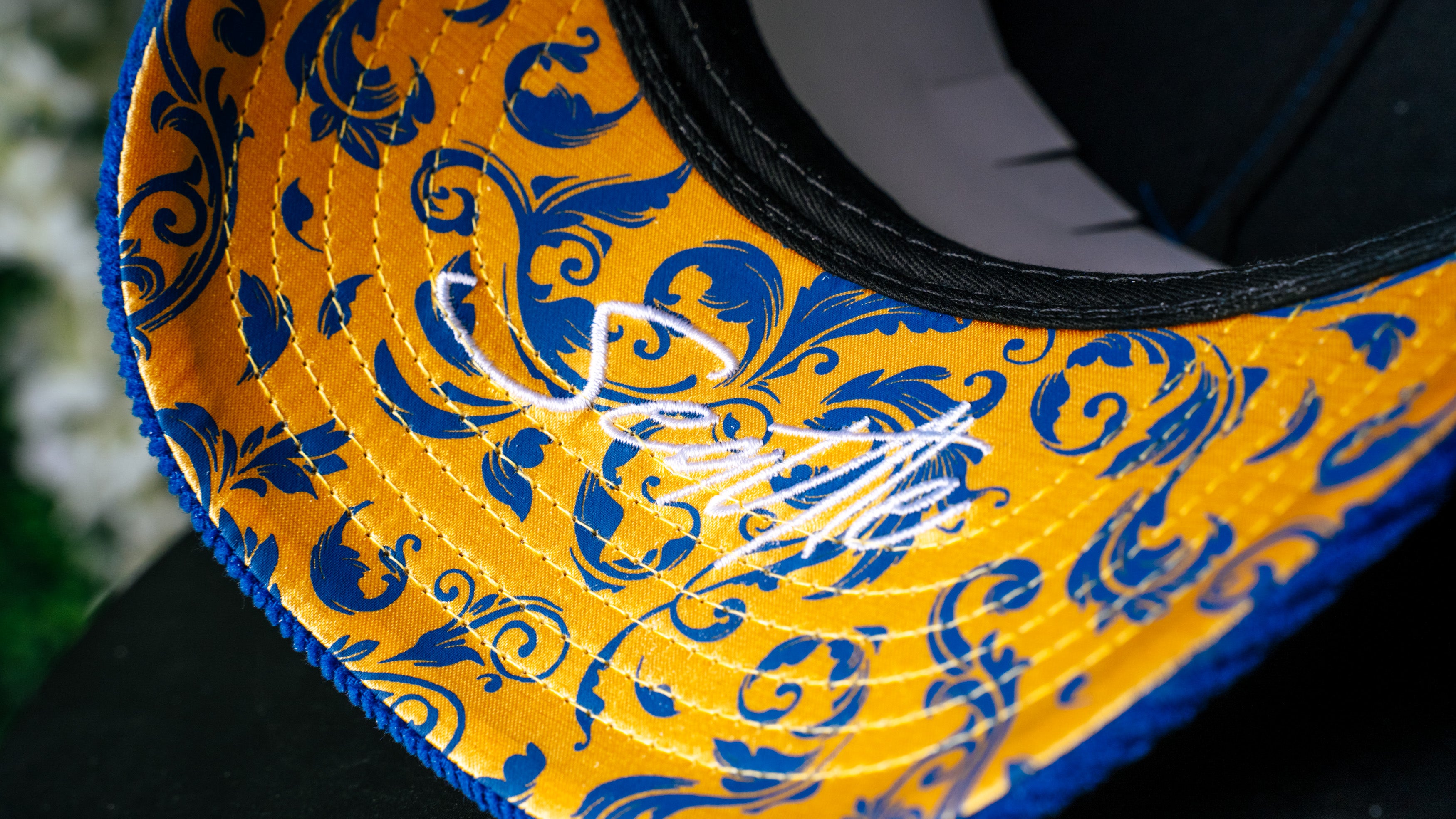 SEATTLE BLUE & YELLOW CORDUROY SNAPBACK CAP