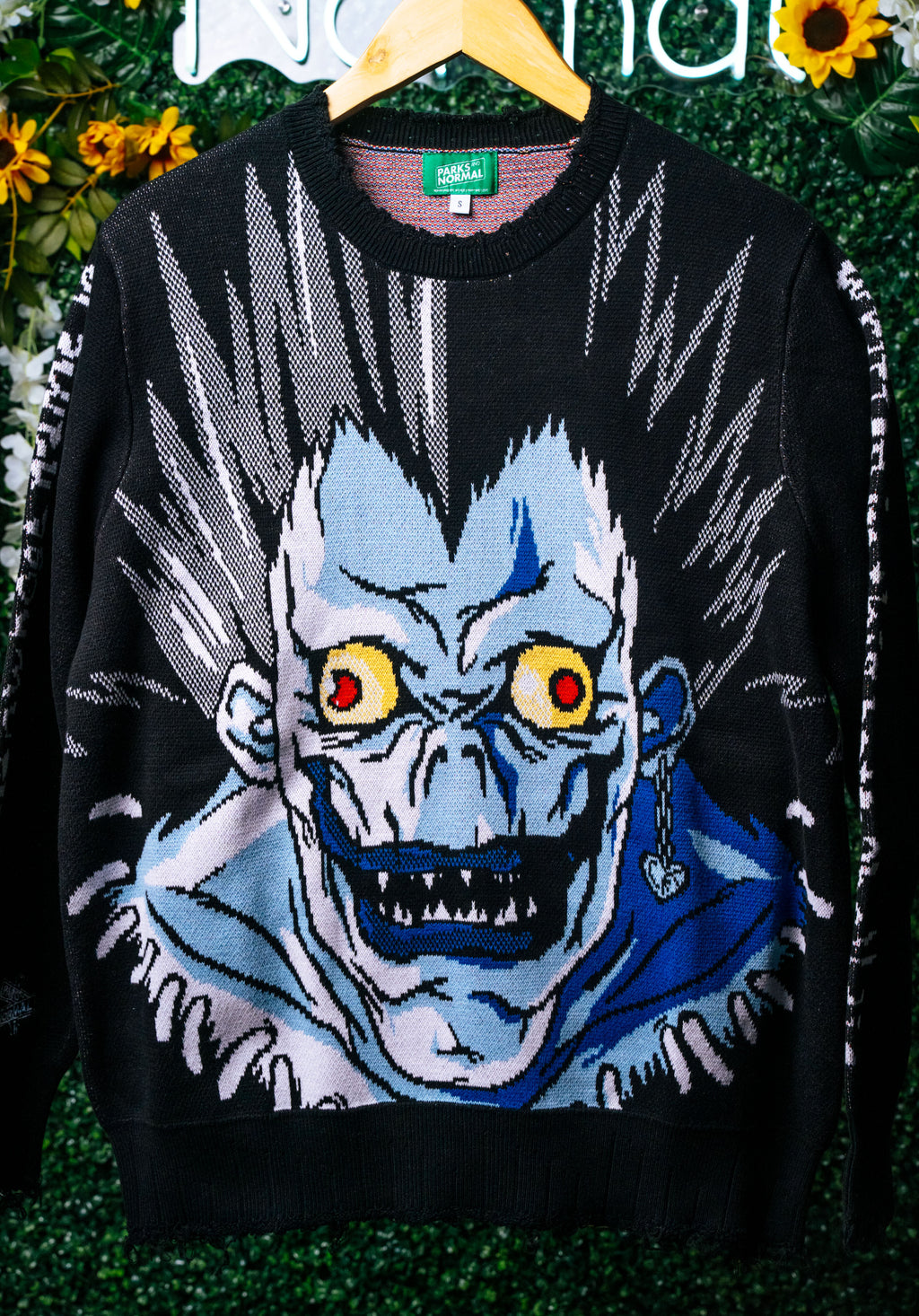 BLACK SHINIGAMI KNIT SWEATER