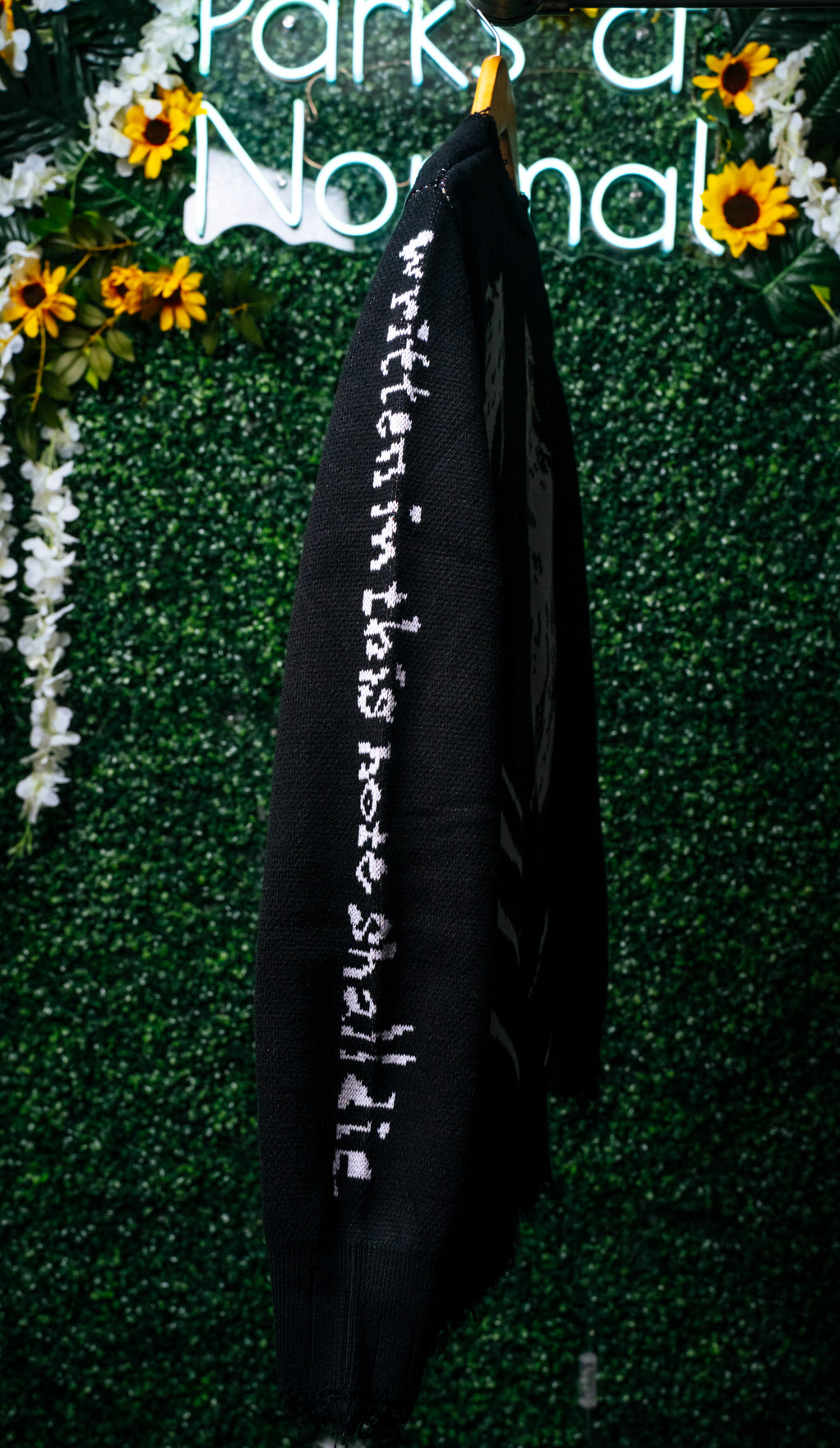 BLACK SHINIGAMI KNIT SWEATER