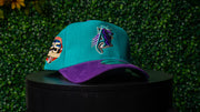 PHOENIX TURQUOISE & PURPLE CORDUROY SNAPBACK CAP