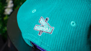 PHOENIX TURQUOISE & PURPLE CORDUROY SNAPBACK CAP