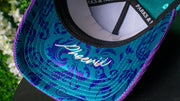 PHOENIX TURQUOISE & PURPLE CORDUROY SNAPBACK CAP