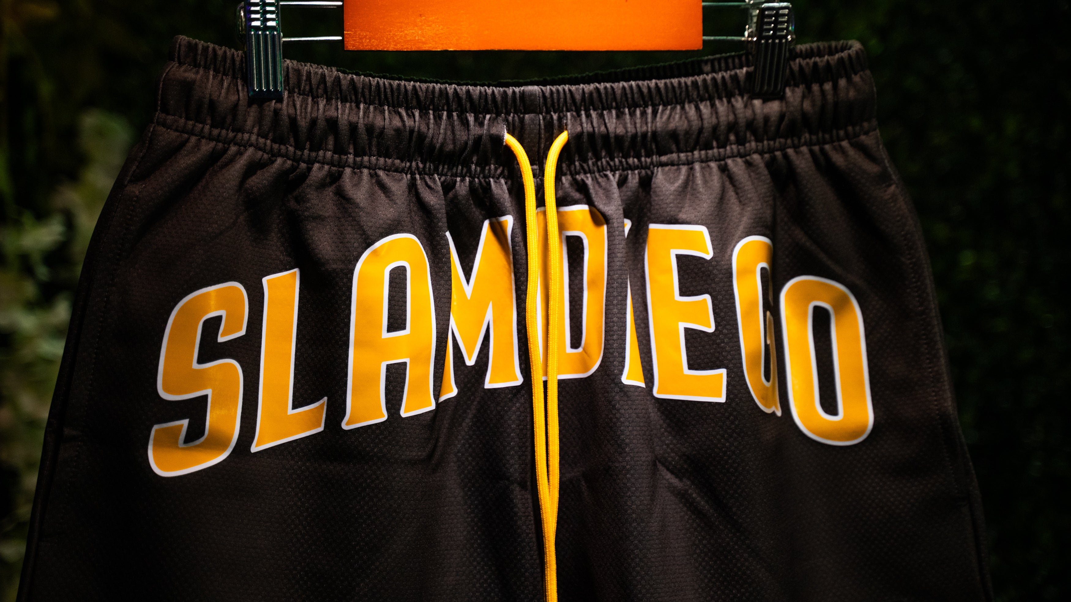 SD BROWN & GOLD MESH SHORTS