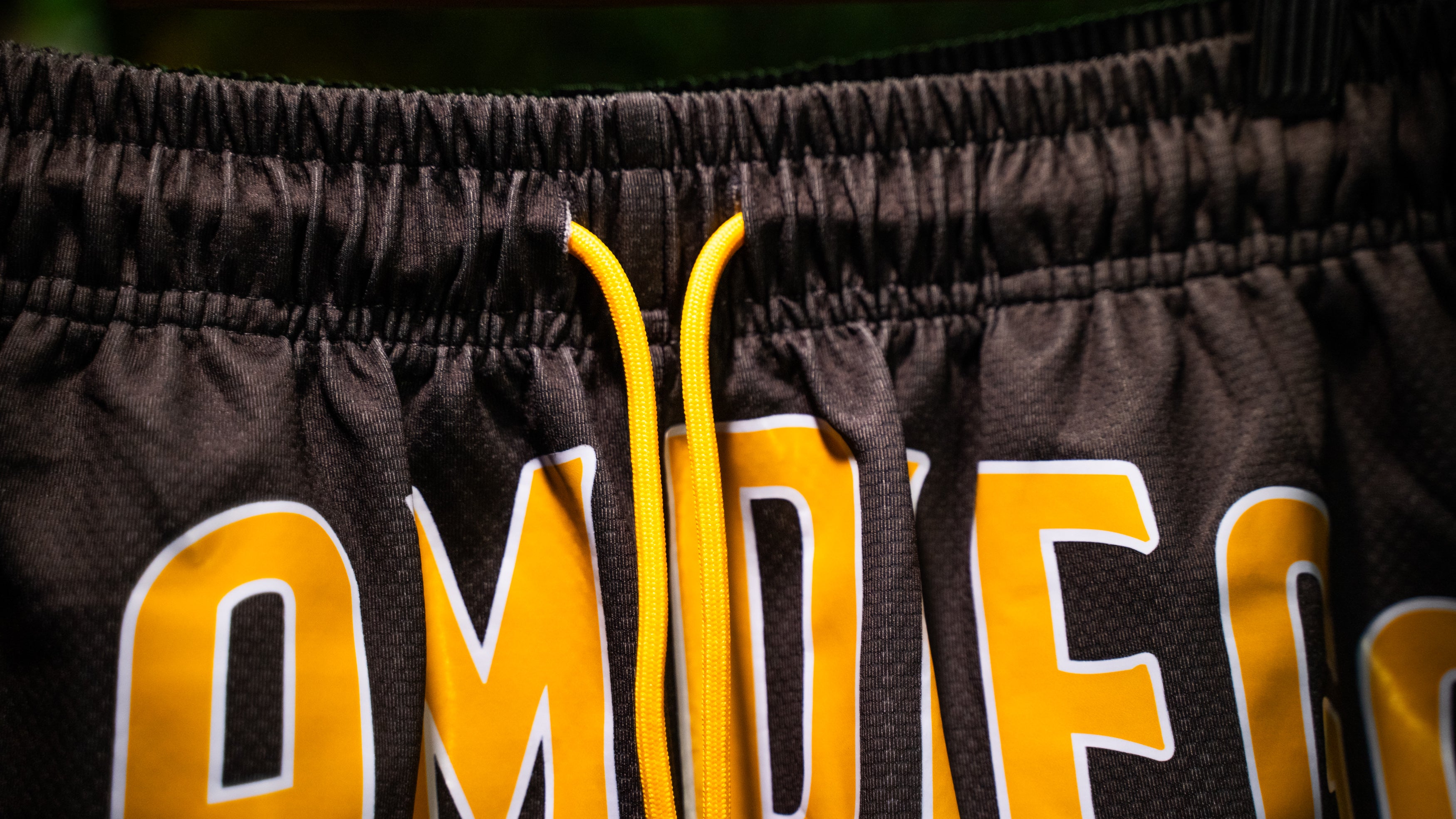 SD BROWN & GOLD MESH SHORTS