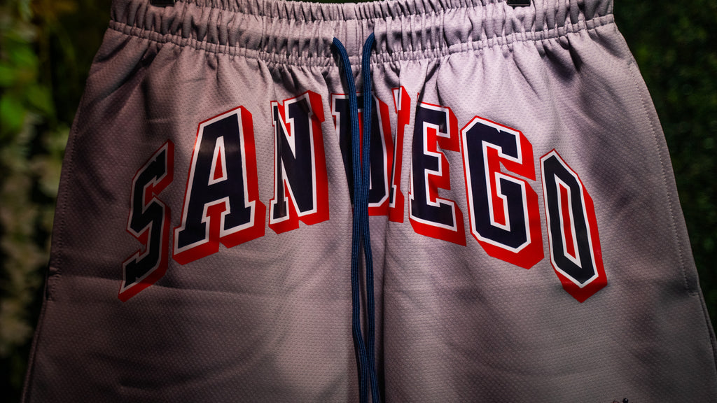 SD 98 GRAY MESH SHORTS