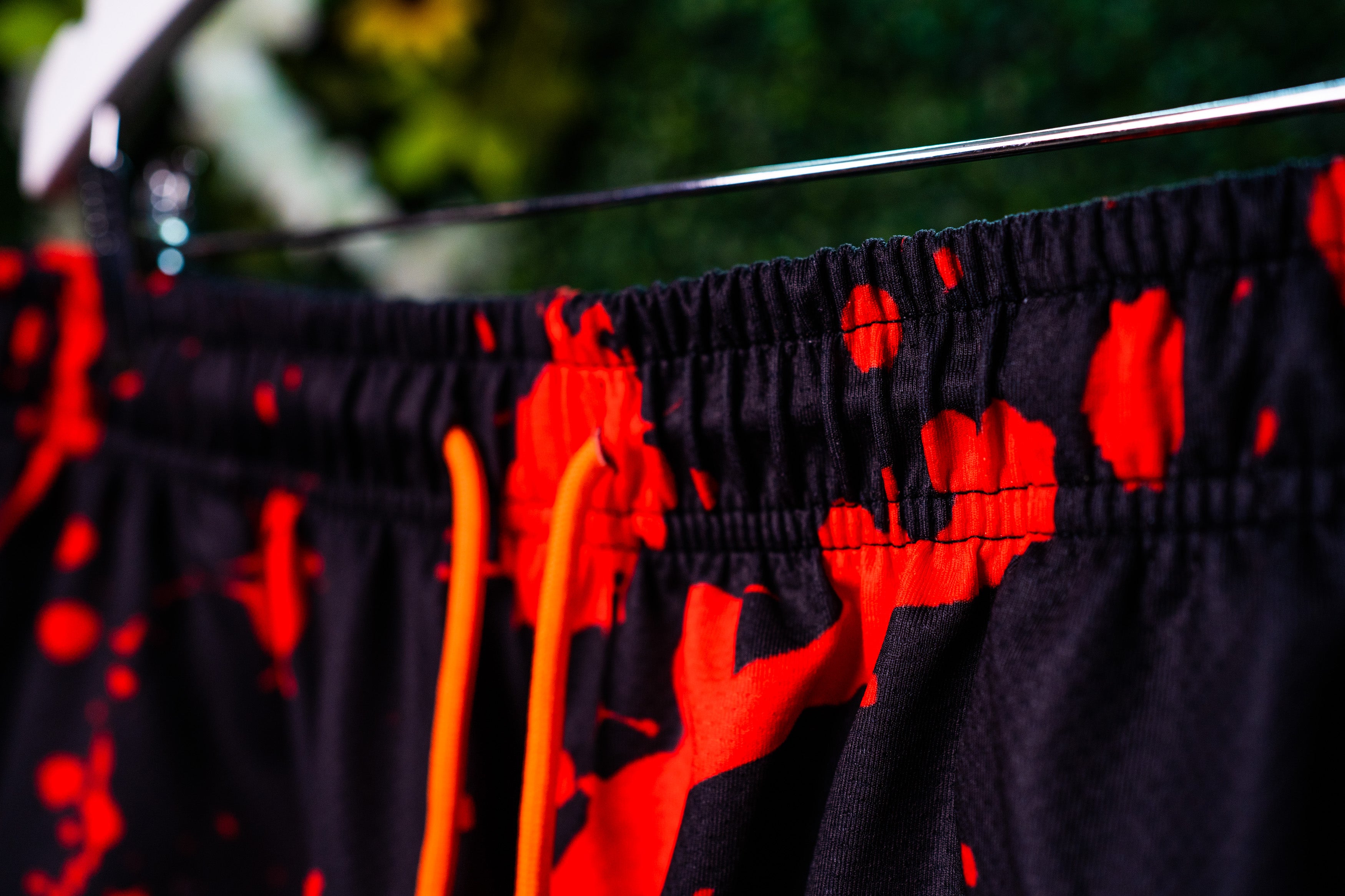 BLOODY CHAINSAW MESH SHORTS