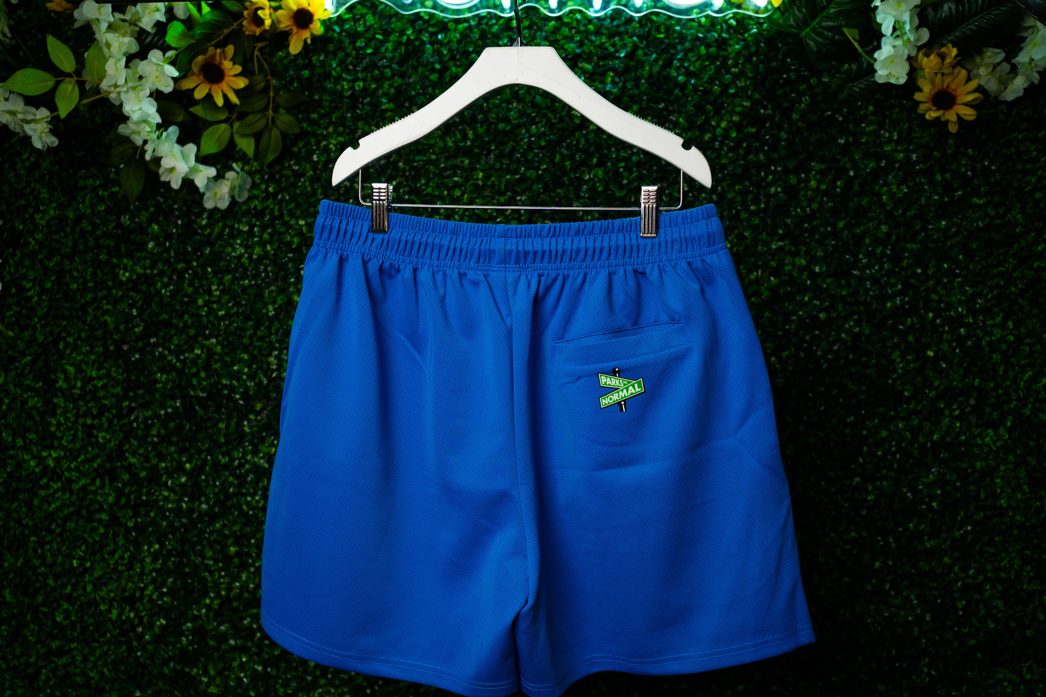 LA BLUE ALT MESH SHORTS