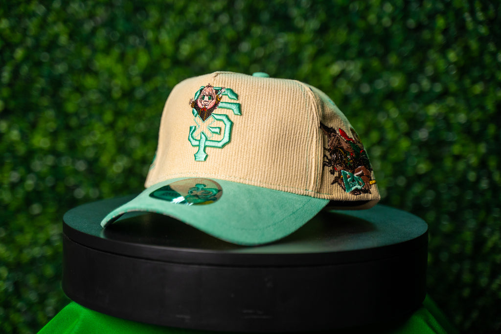 SxF CORDUROY SUEDE SNAPBACK CAP