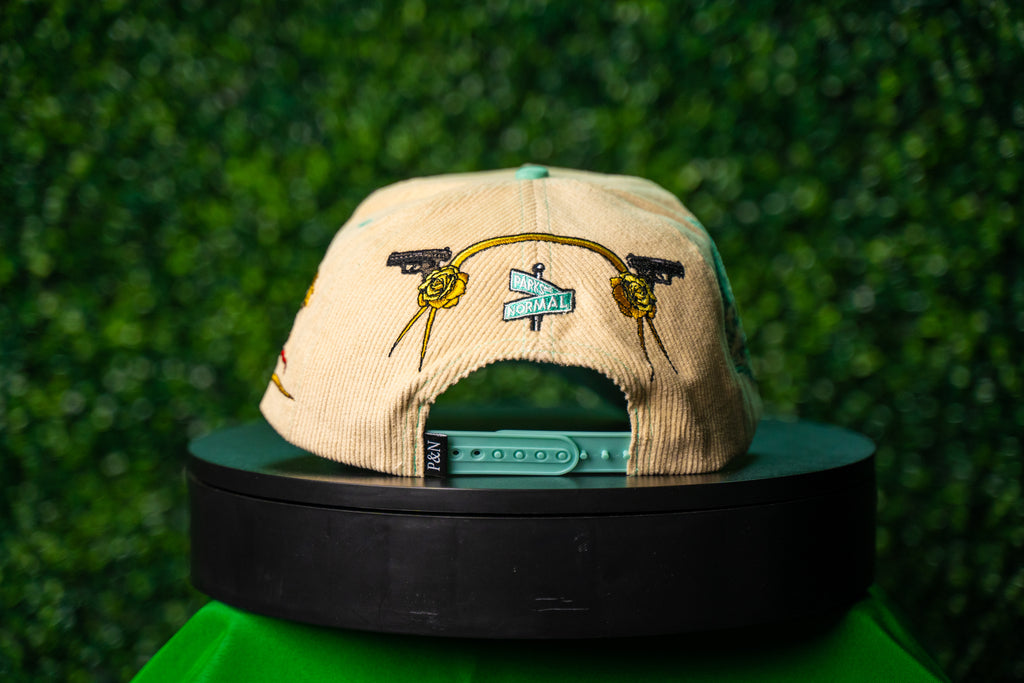 SxF CORDUROY SUEDE SNAPBACK CAP