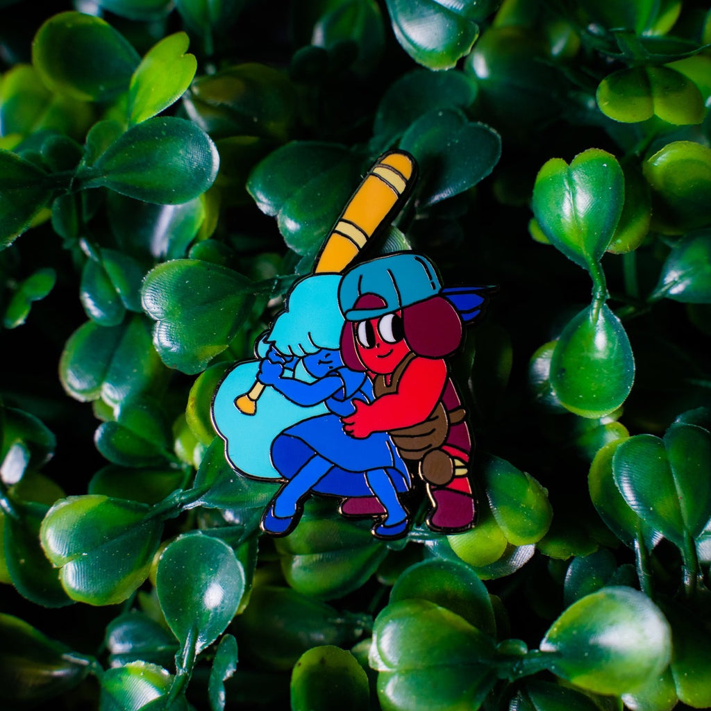 RUBY & SAPPHIRE PIN