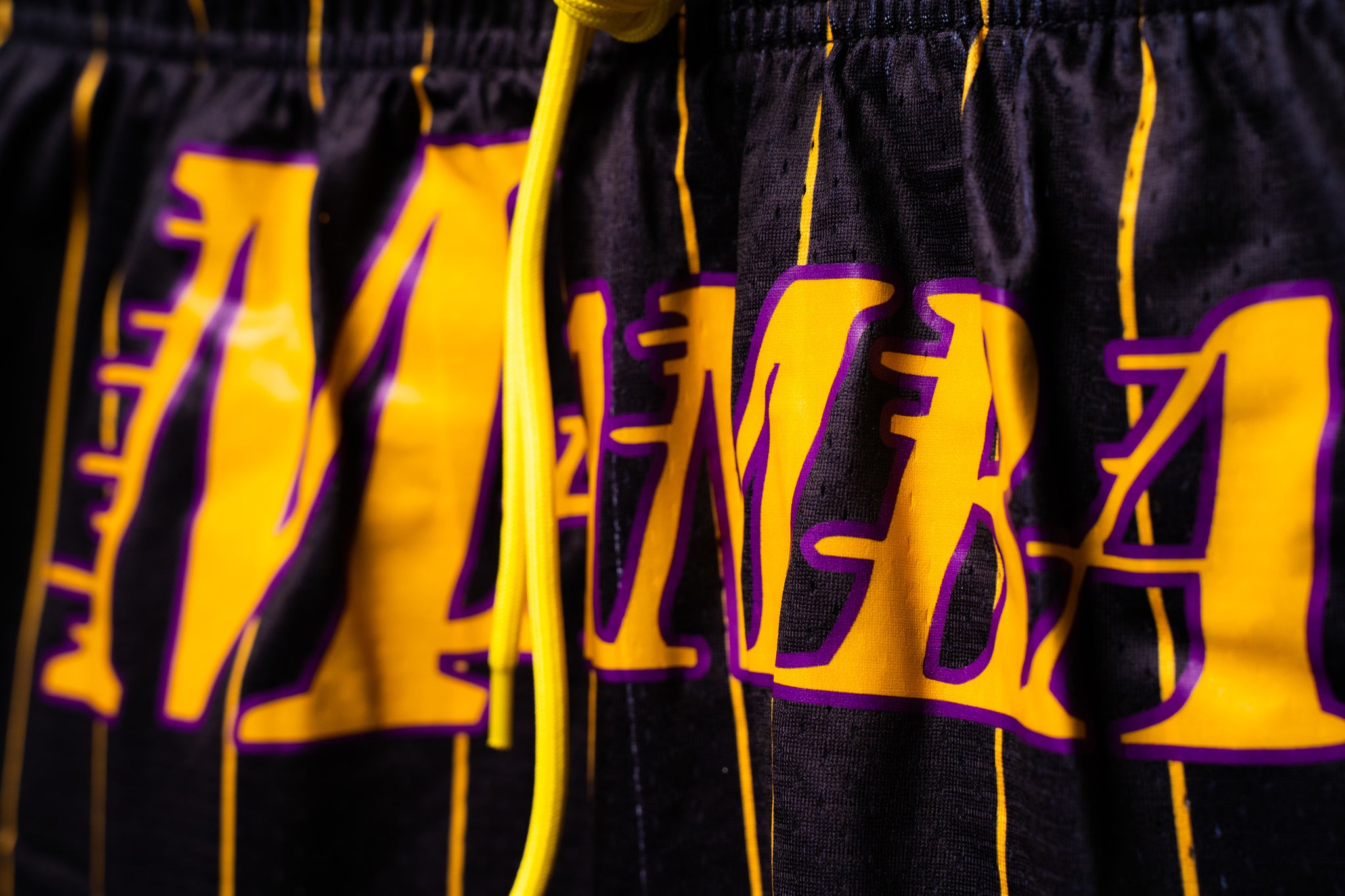 BLACK MAMBA MESH SHORTS