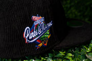 SD MIDNIGHT BLACK CORDUROY FITTED CAP