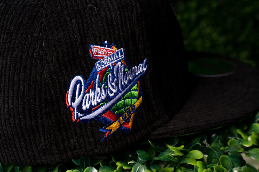 SD MIDNIGHT BLACK CORDUROY FITTED Normal – & Parks CAP